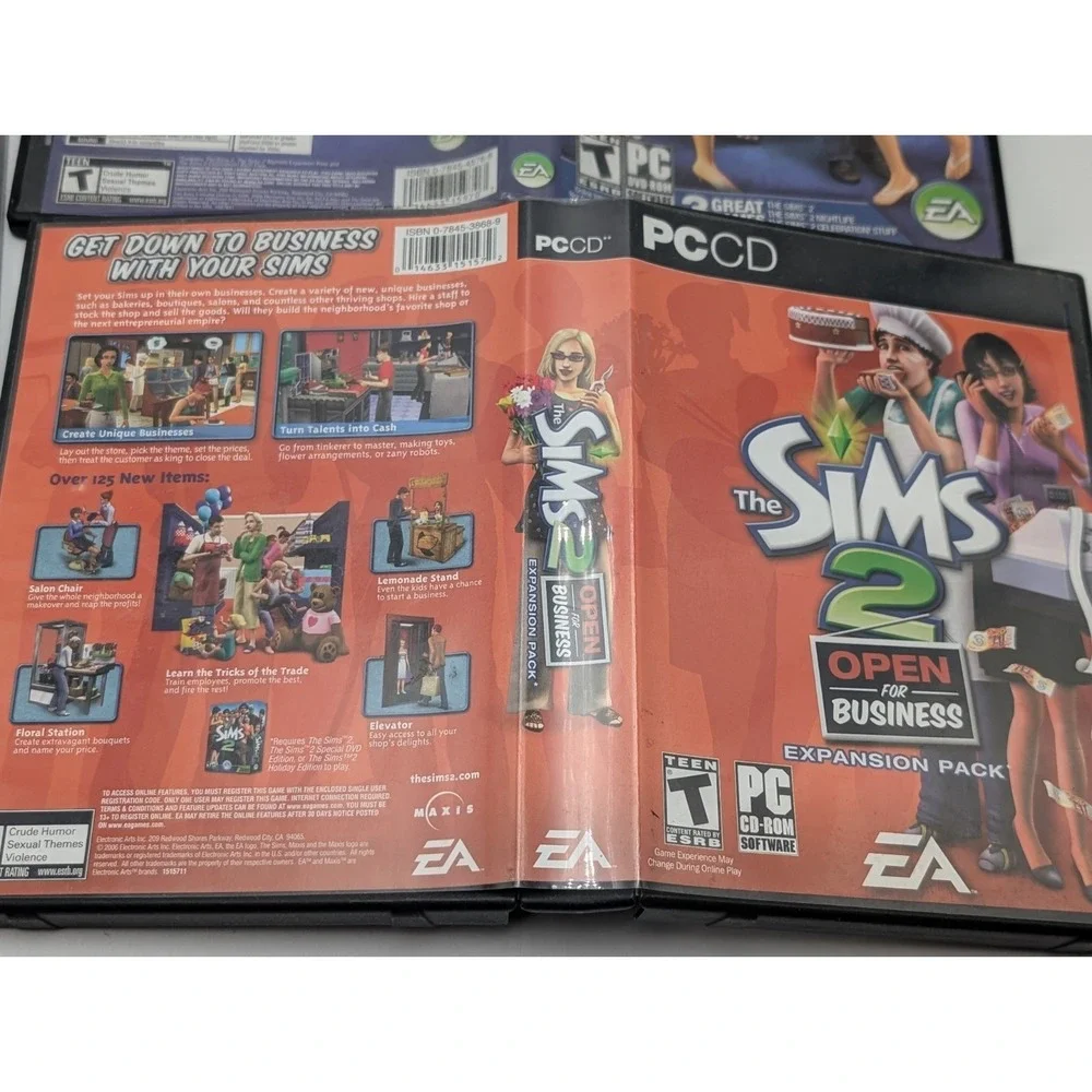 Sims‎ 2: Double Deluxe (PC: Windows, 2008) With Expansions